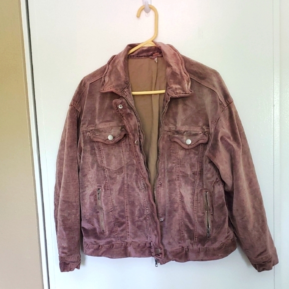 Free People Jackets & Blazers - Gorgeous Free People Dusty Pink Knit Jacket